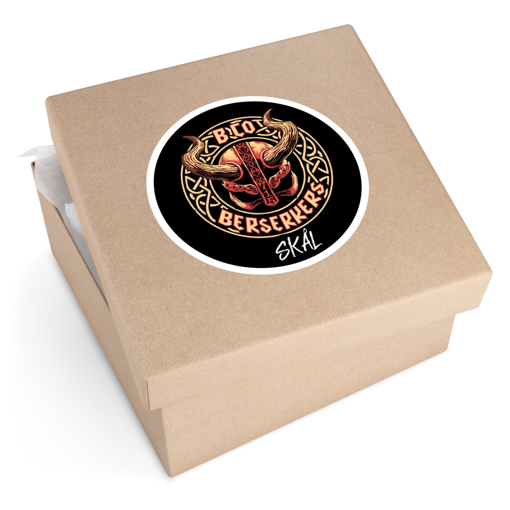 715 Berserkers Round Sticker