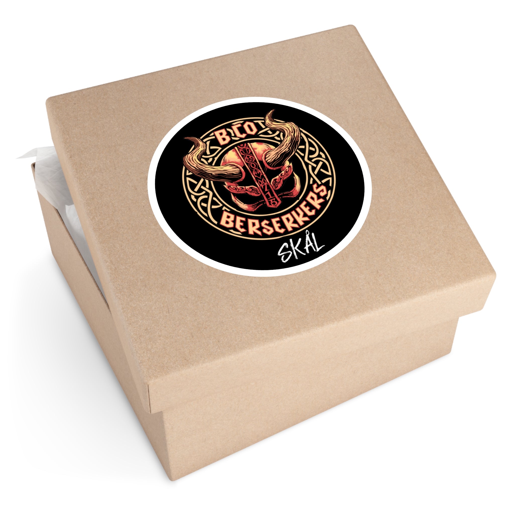 715 Berserkers Round Sticker