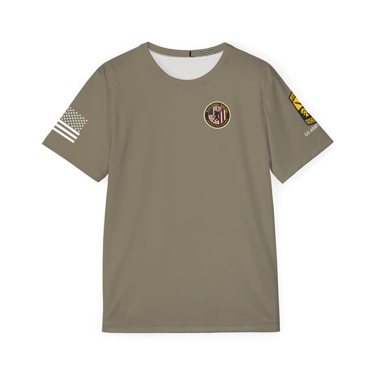 Tan 499 University of Hawaii ROTC Jersey Style Shirt