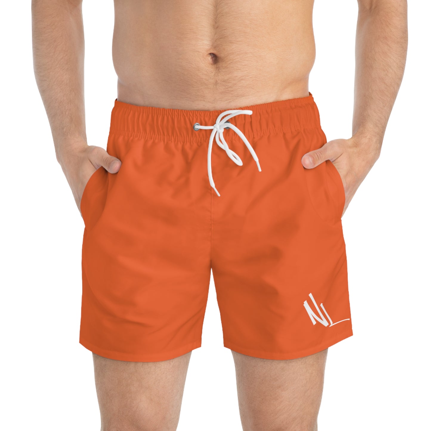 NL orange Swim Trunks