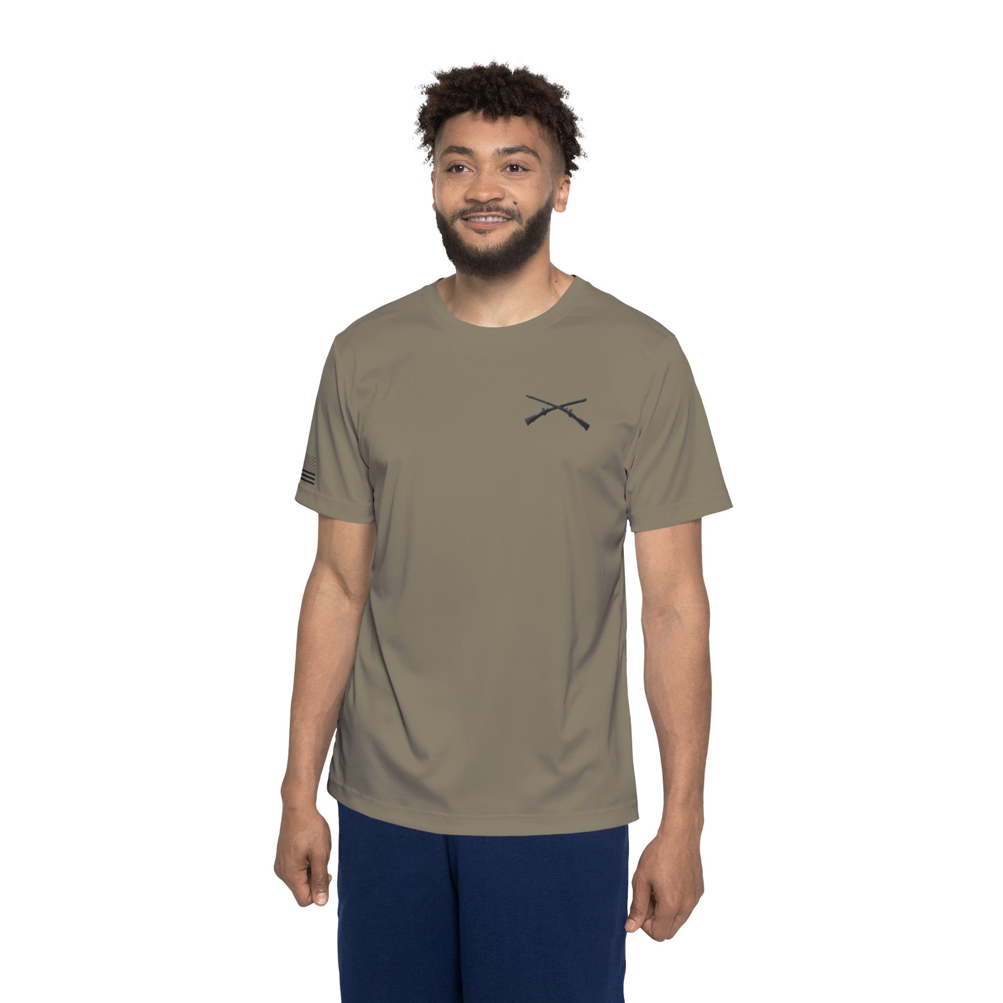 INFANTRY 1 AD Tan 499 tee