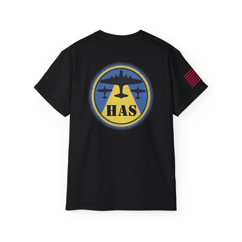 HAS WWII Vintage Cotton T Shirt (Badge & Name Option)