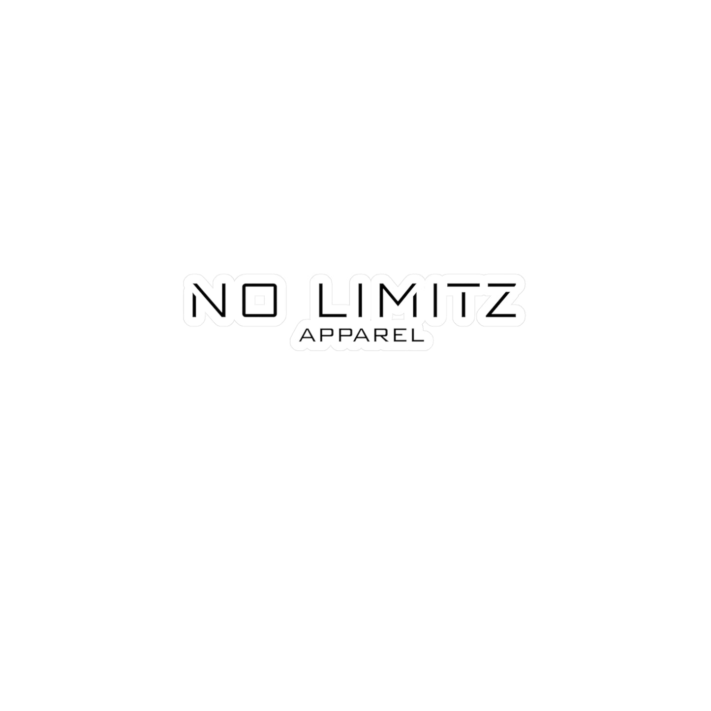 NO LIMITZ APPAREL vinyl sticker