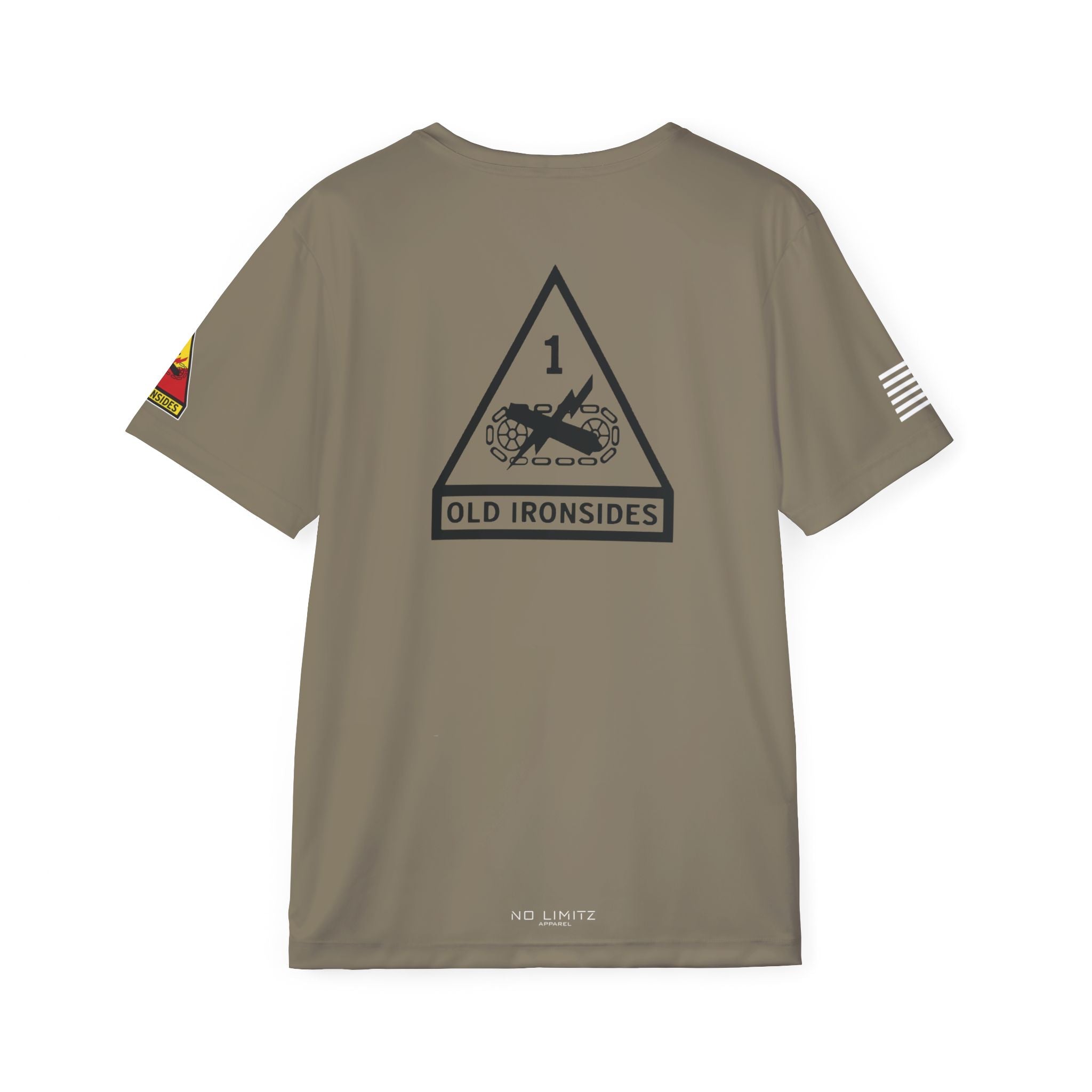 Modern Pioneer Old Ironsides Tan 499 Jersey Tee (DRI-FIT)
