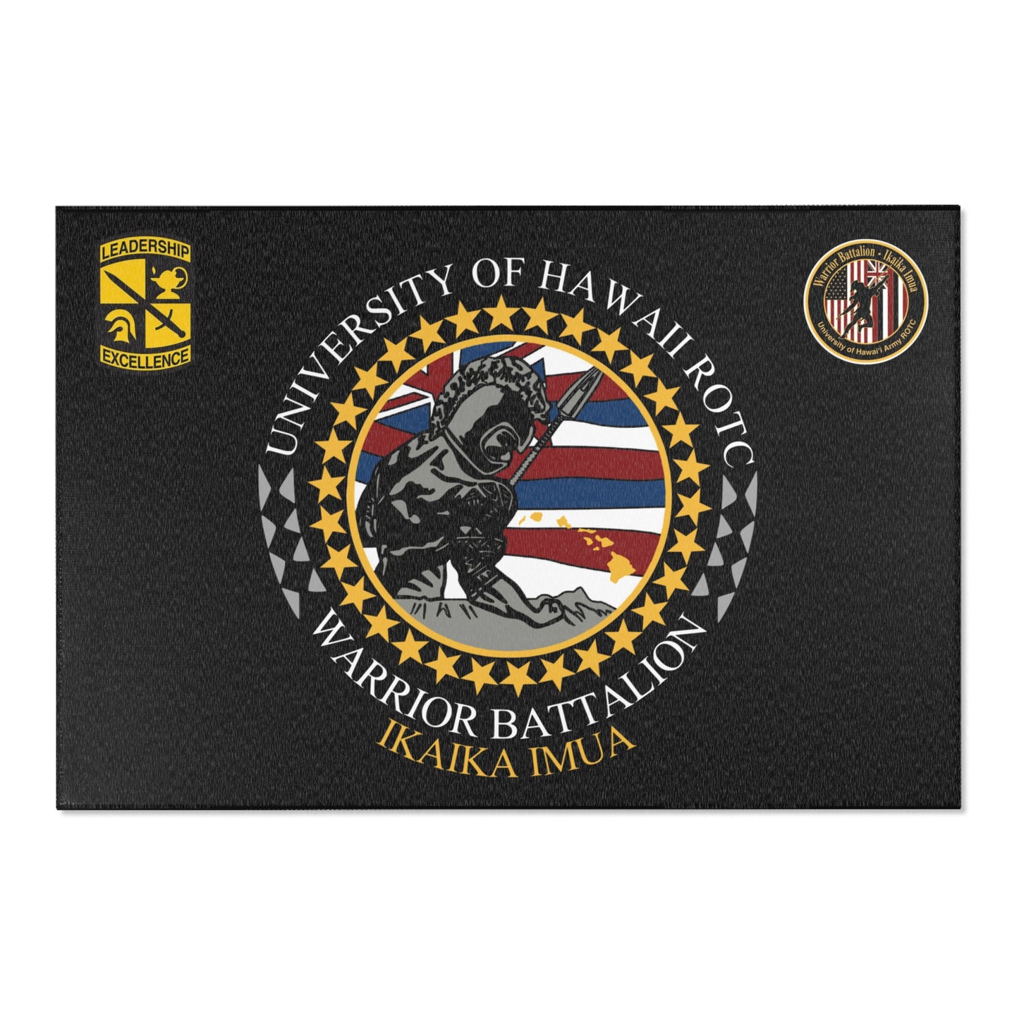 University of Hawaii Army ROTC Area Rug (3 Sizes)