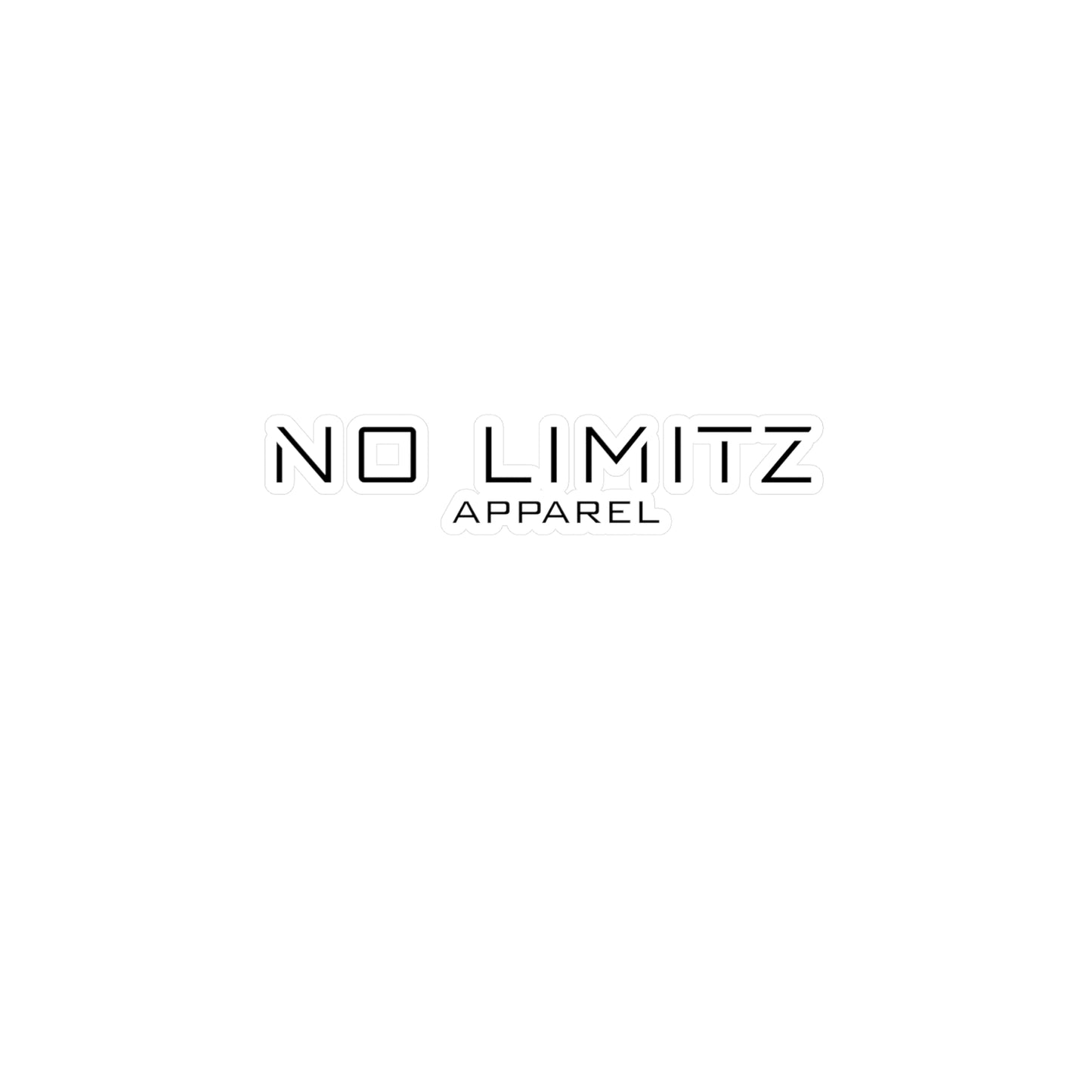 NO LIMITZ APPAREL vinyl sticker