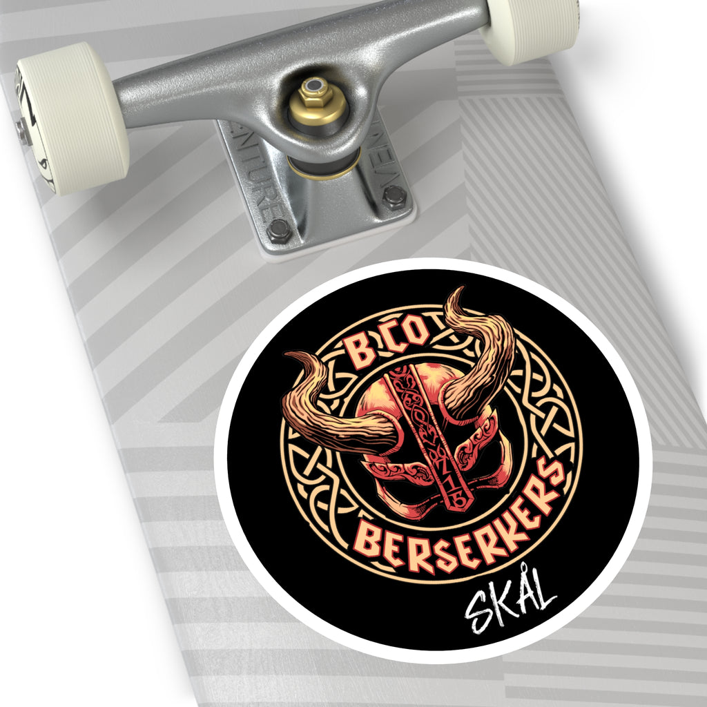 715 Berserkers Round Sticker