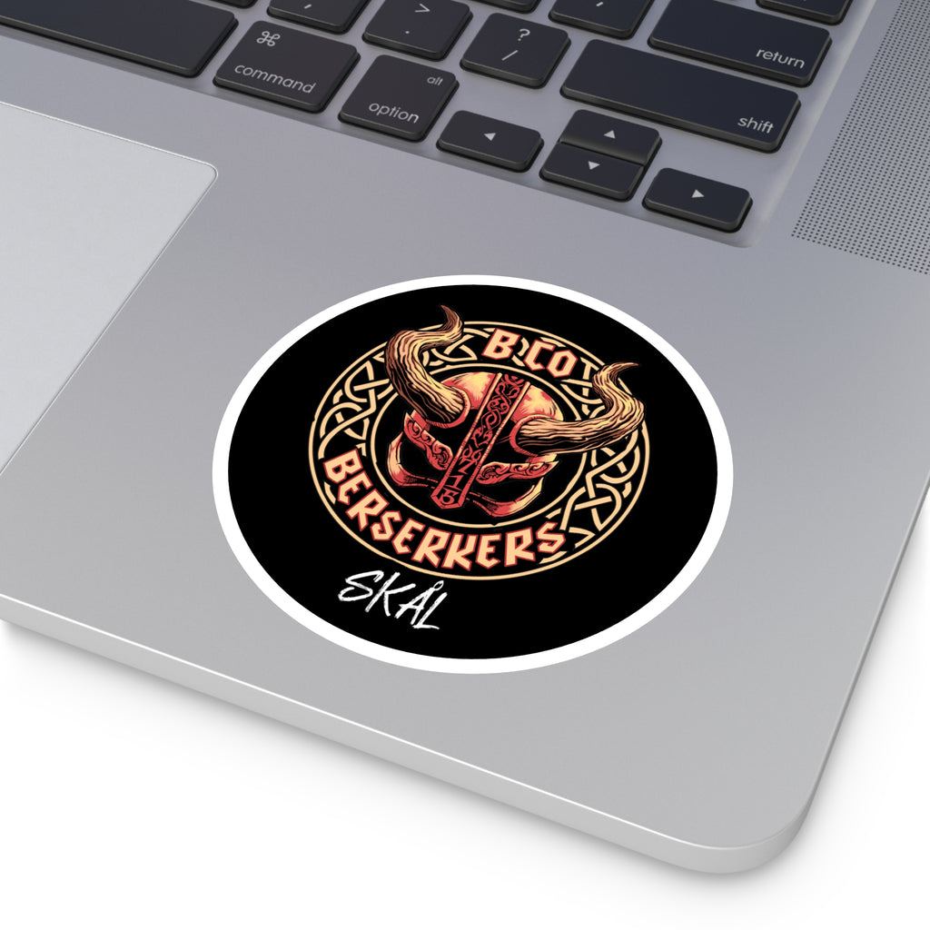 715 Berserkers Round Sticker