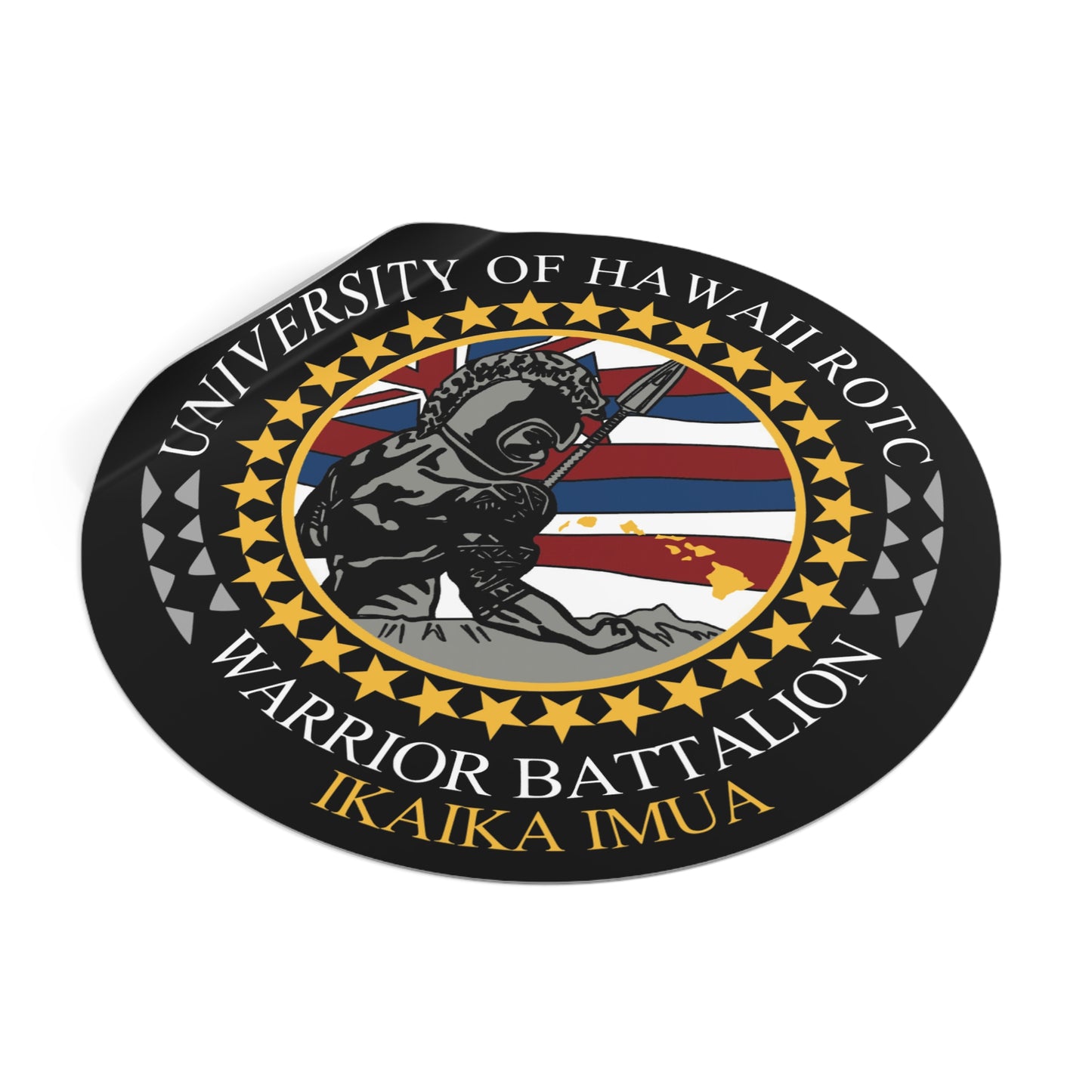 University of Hawaii Army ROTC Warrior Battalion Stickers