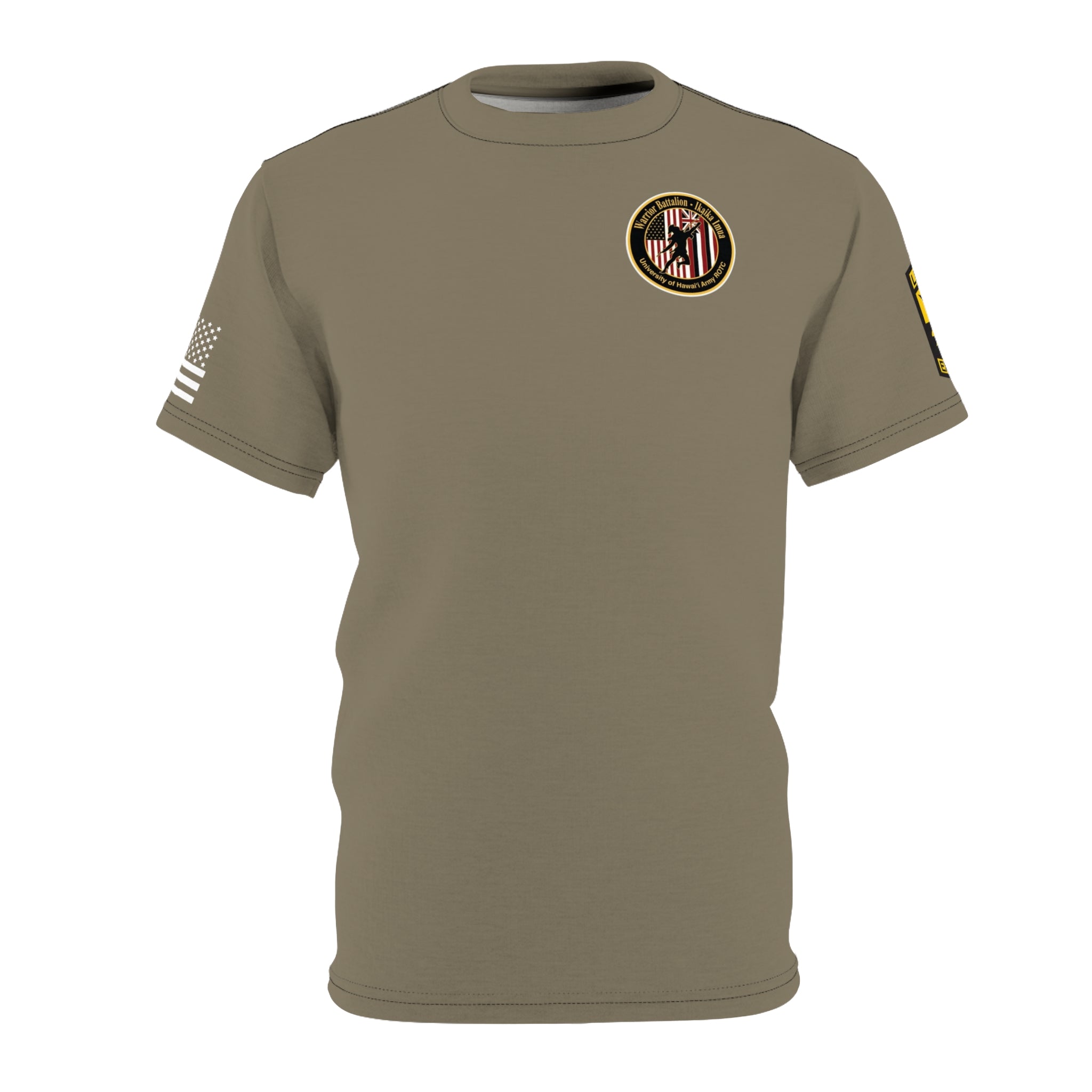 Tan 499 Hawaii ROTC Jersey Style Shirt