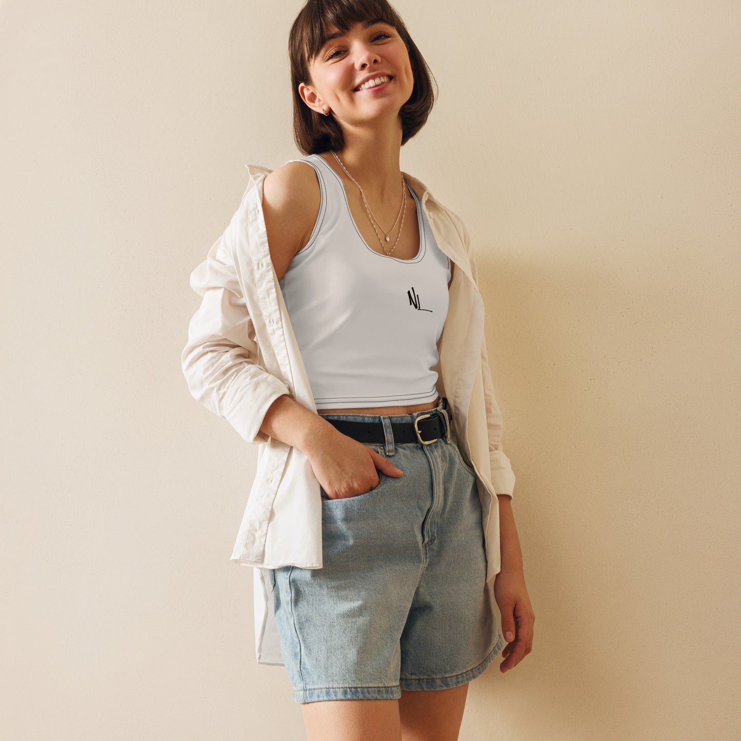 NO LIMITZ White Crop Top